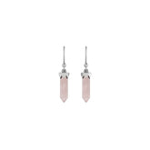 rose quartz earrings